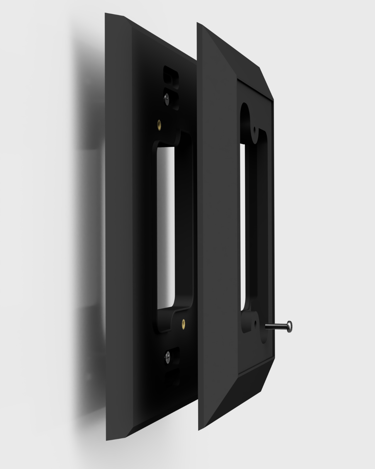 Ring ELITE video Doorbell adapter plate NUTONE and M&S intercom. Hidden screws