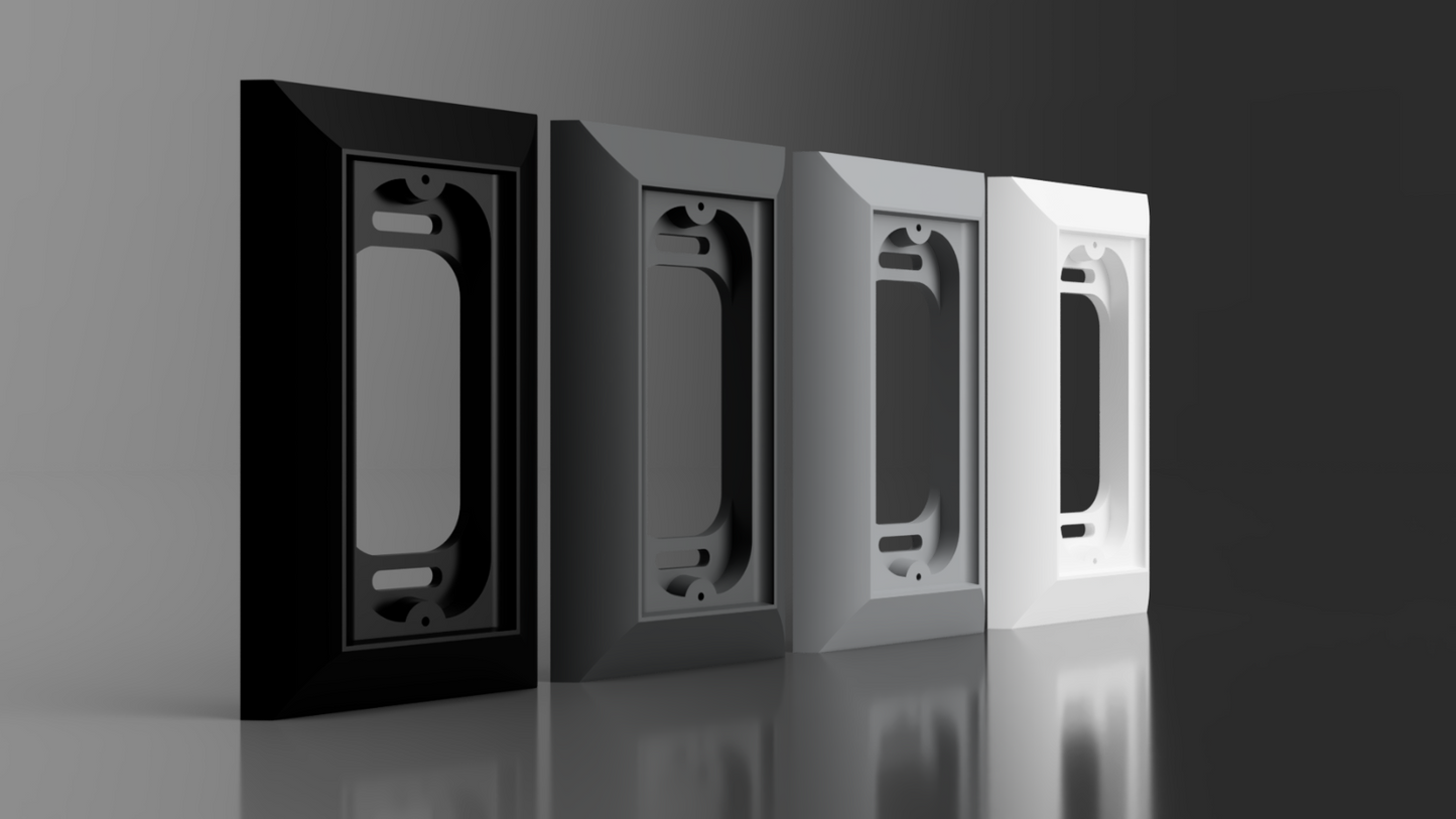 Ring video Doorbell wired 5AT3T5 - 0.5" wall plate spacer. Mounting bracket
