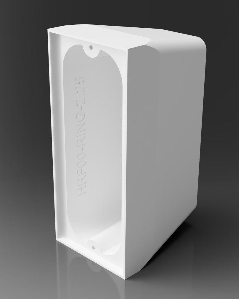 Ring Video Doorbell Wired 2021 5AT3T5 custom spacer. Mounting bracket 0.5"-3.5"