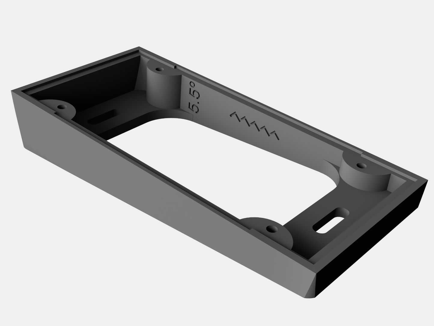 Ring Video Doorbell 2nd generation vertical wedge 5.5° compensate siding incline