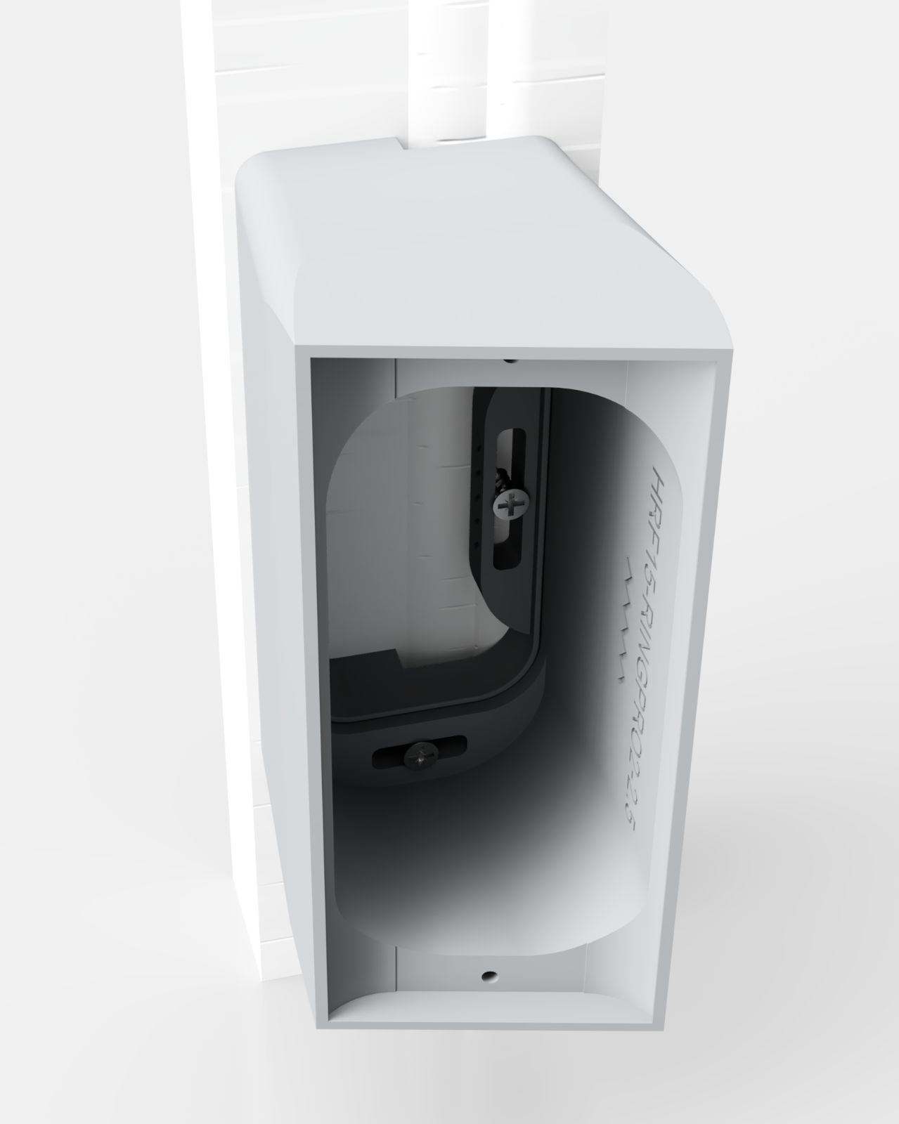 Ring PRO2 15º spacer for recessed walls ( 2.5" offset) + brick moulding adapter