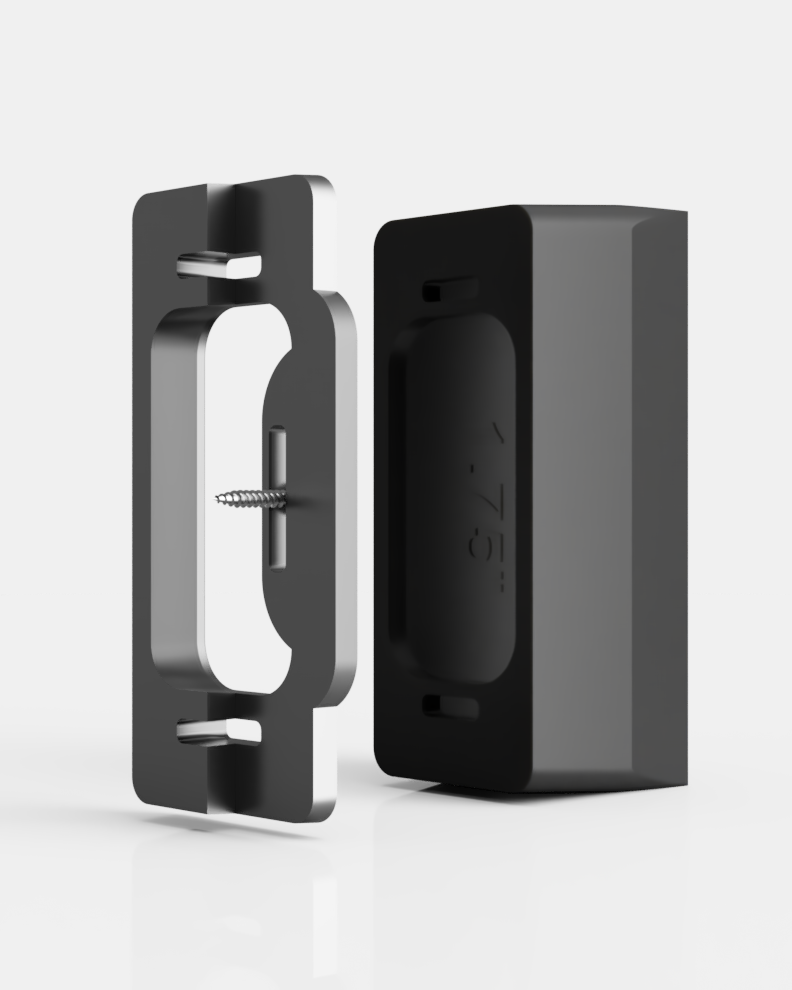 Ring PRO video Doorbell 2" brick molding spacer. Mounting bracket