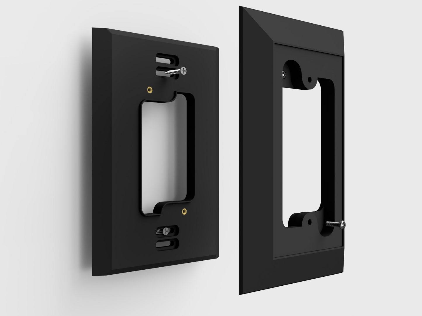 Ring ELITE video Doorbell adapter plate NUTONE and M&S intercom. Hidden screws