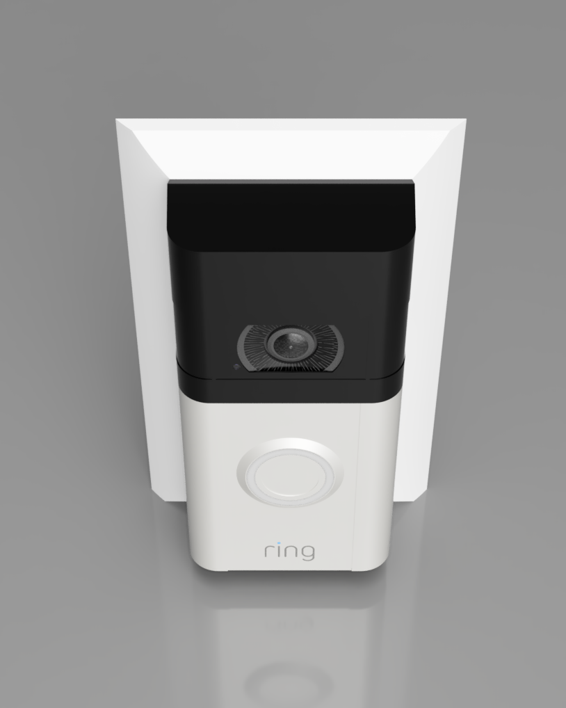 Ring Video Doorbell 2 - 0.5" wall plate spacer. Mounting bracket
