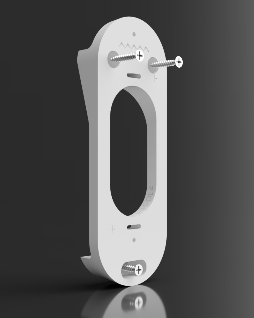 REOLINK video doorbell mount for 5" Dutch Lap vinyl siding