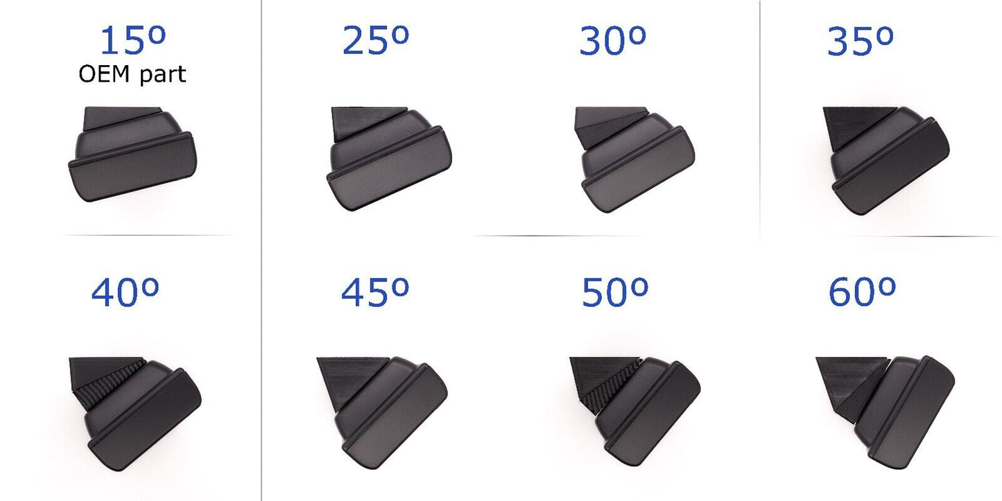 E8210 Eufy Doorbell mounting wedge full bundle 25º,30º,35º,40º,45º,50º,60º