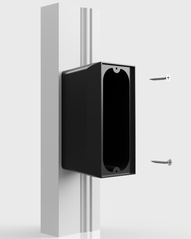 Ring video Doorbell wired 5AT3T5 - 2" brick moulding spacer. Mounting bracket