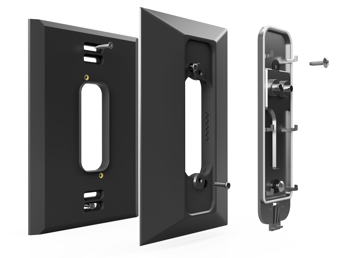 Blink Video Doorbell (2023 Release) Intercom Retrofit Adapter for NuTone/M&S – Hidden Screws, 0° Straight View
