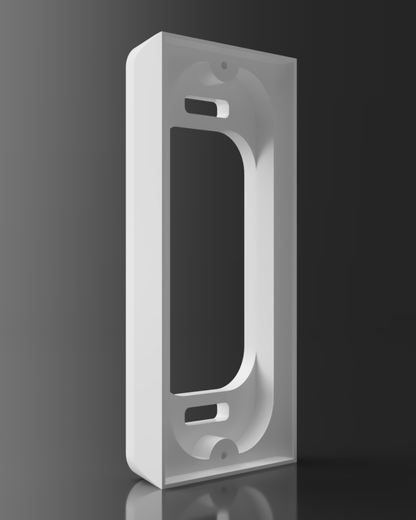 Custom-Depth Spacer Mount for Ring Wired Doorbell (5AT3T5) – 0.5” to 3.5”