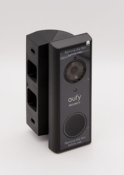 Eufy S220 Battery Doorbell 90° Mounting Wedge — Corner Bracket (Screws Included)