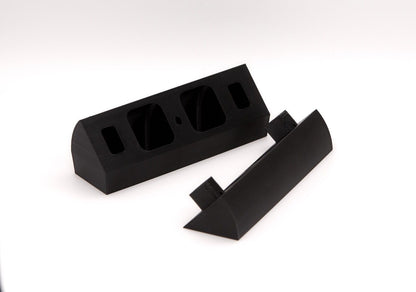Eufy S220 Battery Doorbell 90° Mounting Wedge — Corner Bracket (Screws Included)