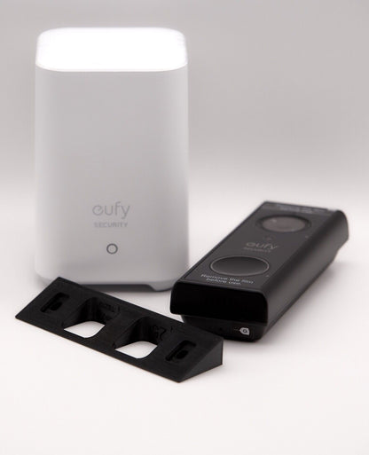 Eufy T8210 Battery Doorbell 25° Angle Wedge Mount — Side-Angle Bracket