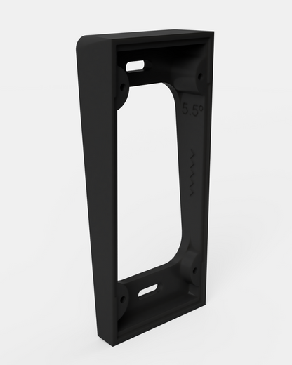 Ring Battery Doorbell (5F97F2) 5.5° Vertical Tilt Wedge – Compensates Siding Angle