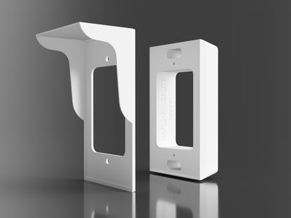 Ring Video Doorbell Elite (1st Gen) Spacer 0.5”–2.5” + Optional Hood | PoE Flush-Mount