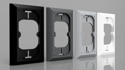 Ring Battery Doorbell Pro / Plus 0.5” Wall Plate Adapter — Covers Wall Marks