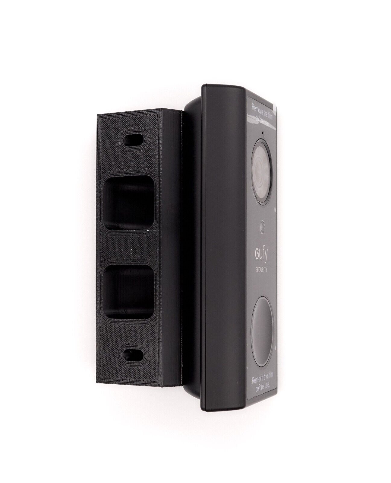 Eufy S220 Doorbell 90º mounting wedge for battery-powered doorbell.