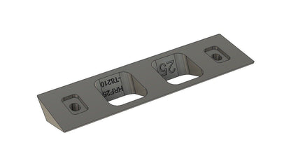 Eufy T8210 Battery Doorbell 25° Angle Wedge Mount — Side-Angle Bracket