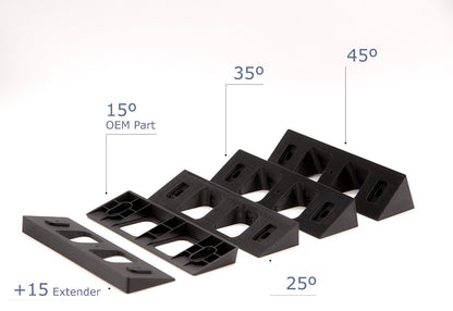 Eufy T8210 Battery Doorbell Wedge Set — 30°, 45°, 60° Angle Mounts (Bundle)