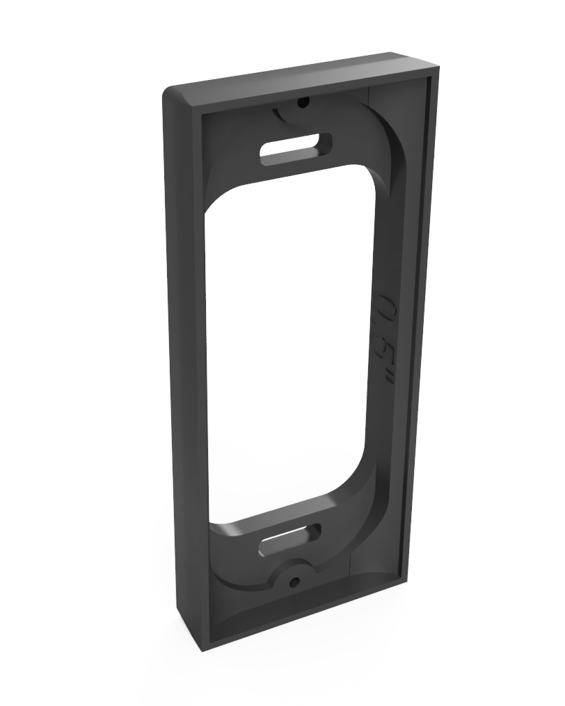 Ring PRO 2 video Doorbell Custom spacer. Mounting bracket wedge 0.5"-3.5"