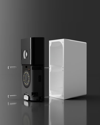 Custom-Depth Spacer Mount for Ring Battery Doorbell Pro & Plus – 0.5” to 3.5” (Spacer Only)