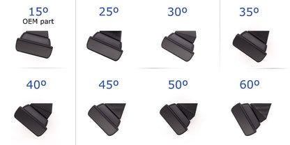 Eufy T8210 Battery Doorbell Wedge Set — 30°, 45°, 60° Angle Mounts (Bundle)