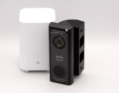 Eufy S220 Battery Doorbell 90° Mounting Wedge — Corner Bracket (Screws Included)