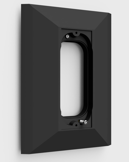 Ring Wired Doorbell Plus (1st Gen) Intercom Adapter Plate — NuTone & M&S Retrofit — Hidden Screws