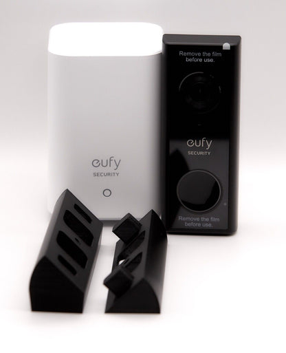 Eufy S220 Battery Doorbell 90° Mounting Wedge — Corner Bracket (Screws Included)