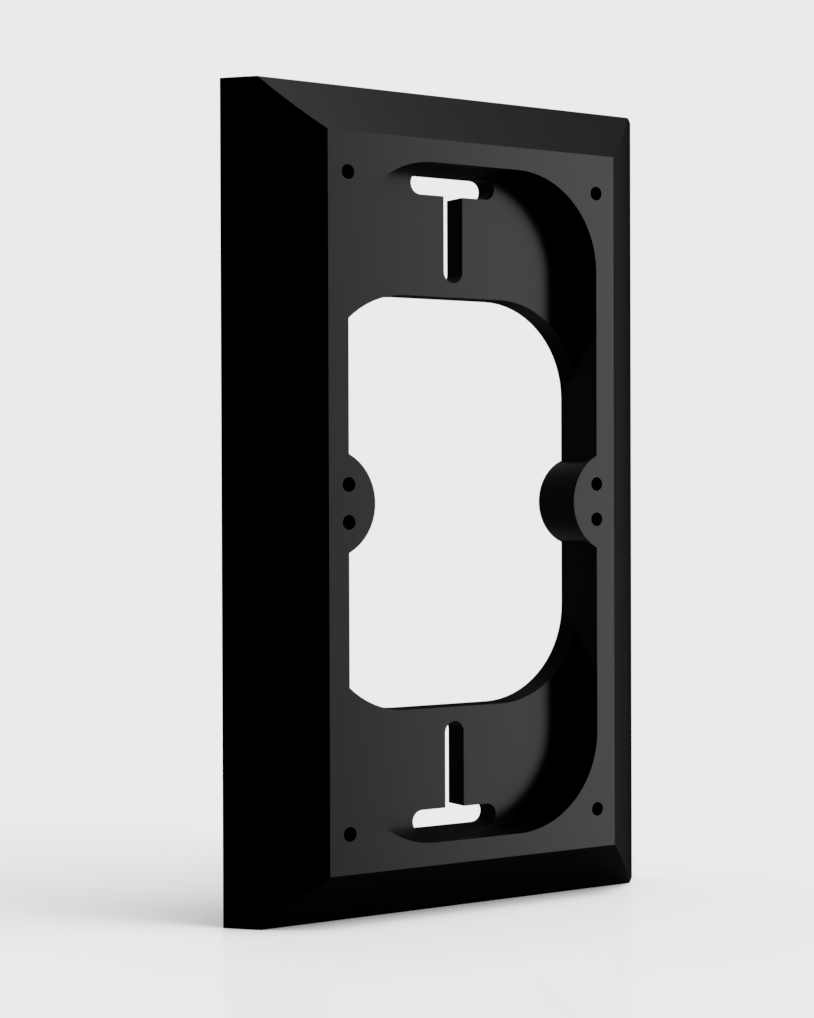 Ring Video Doorbell 2 - 0.5" wall plate spacer. Mounting bracket