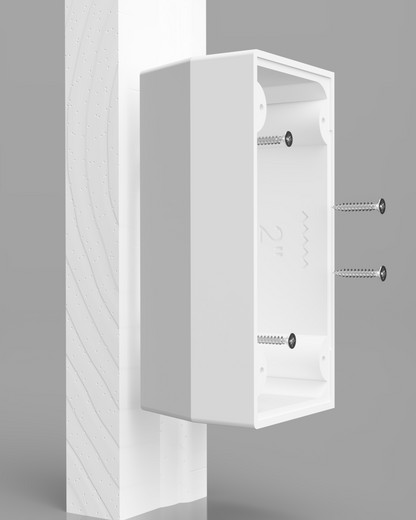 2” Brick Molding Spacer for Ring Battery Doorbell (5F97F2 / 5UM5E5) — Mounting Bracket
