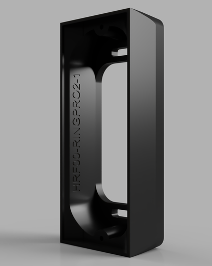 Ring Doorbell Pro 2 (Pro2) Custom Spacer Mount — 0.5”–3.5” (Ring Wired Doorbell Pro 2nd Gen)