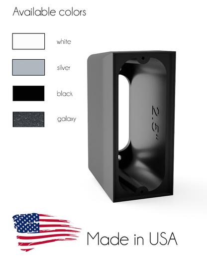 Custom-Depth Spacer Mount for Ring Wired Doorbell (5AT3T5) – 0.5” to 3.5”