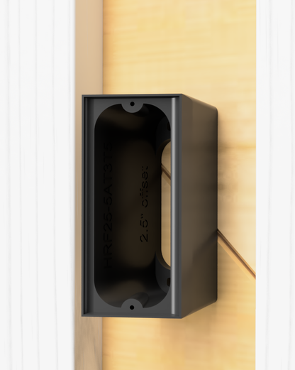 Ring Wired Doorbell (5AT3T5) 25° Angled Spacer Mount — For Recessed Walls