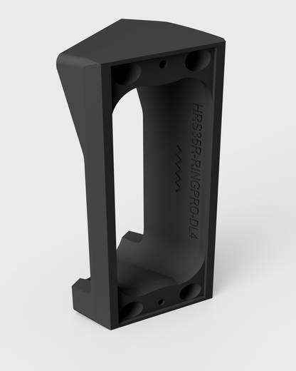 Ring Wired Doorbell Plus (1st Gen) 35° Siding Bracket — 4-inch Dutch Lap Panels (Ring Pro)