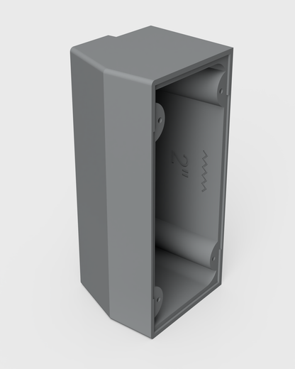 2” Brick Molding Spacer for Ring Battery Doorbell (5F97F2 / 5UM5E5) — Mounting Bracket