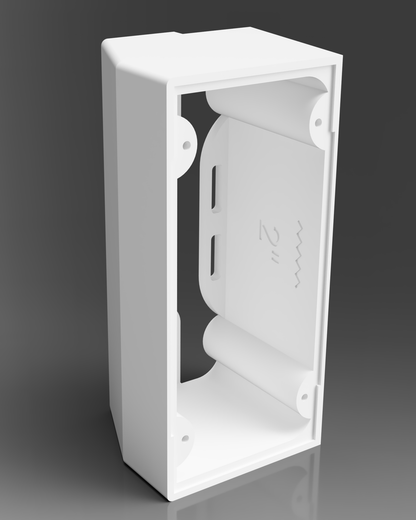 2” Brick Molding Spacer for Ring Battery Doorbell (5F97F2 / 5UM5E5) — Mounting Bracket