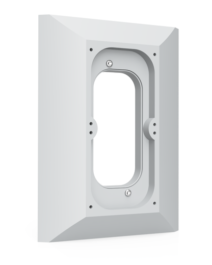 NuTone / M&S Intercom Adapter Plate for Ring 3 & Ring 4 — Hidden Screws (Also Fits Battery Pro/Plus)