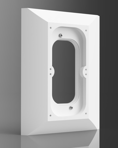 NuTone / M&S Intercom Adapter Plate for Ring 3 & Ring 4 — Hidden Screws (Also Fits Battery Pro/Plus)