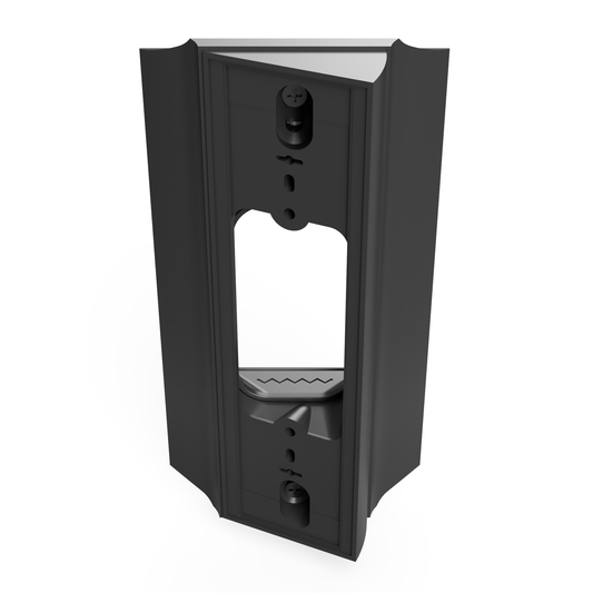 5.25" x 3" 25° Corner Wall Plate Adapter for Ring Battery Doorbell Pro & Plus (2nd Gen)