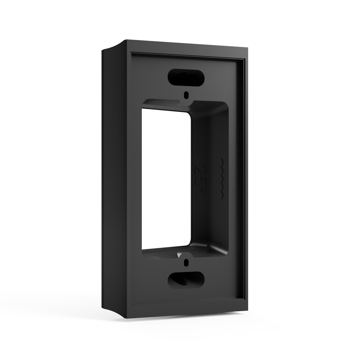 25° Reversible Corner Mount for Ring Wired Doorbell 4K Elite (5DFYA7) - PoE & Single-Gang