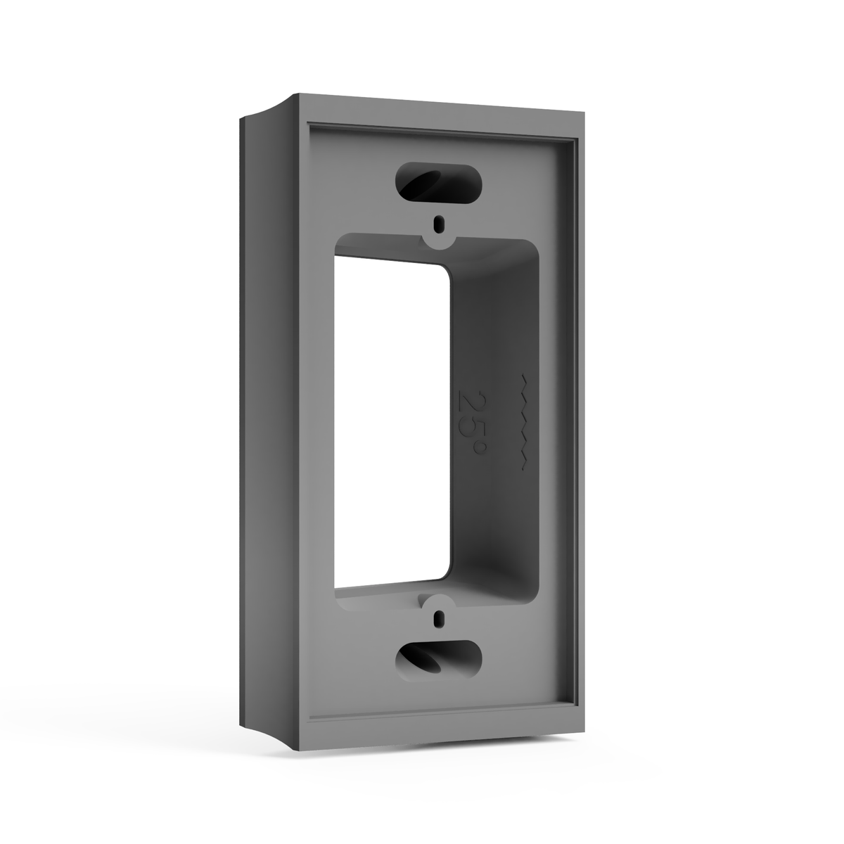 25° Reversible Corner Mount for Ring Wired Doorbell 4K Elite (5DFYA7) - PoE & Single-Gang