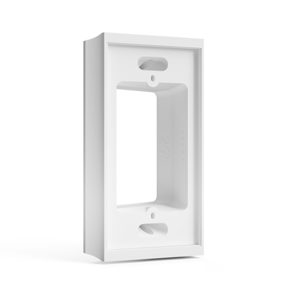 25° Reversible Corner Mount for Ring Wired Doorbell 4K Elite (5DFYA7) - PoE & Single-Gang