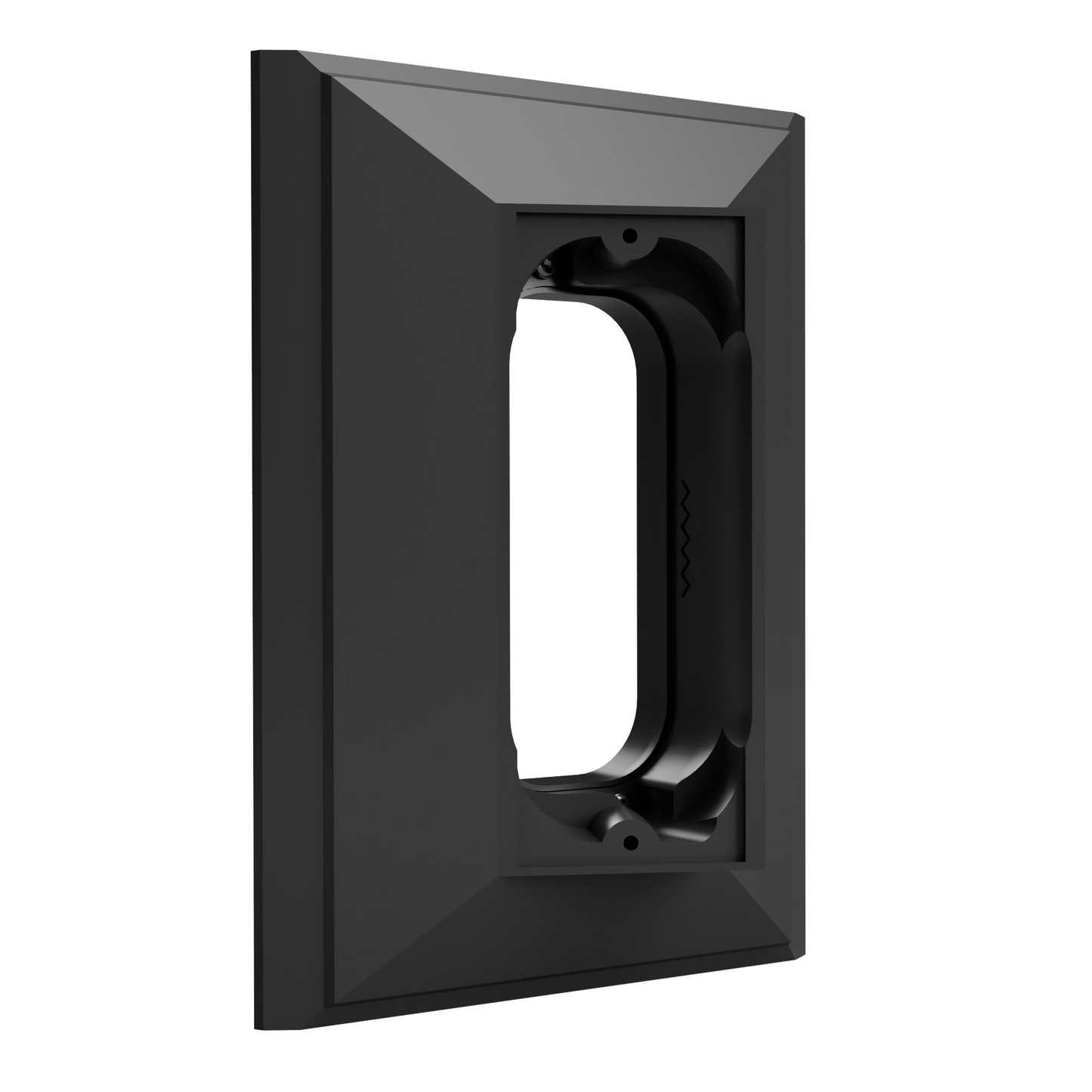 25° Angled Intercom Adapter for Ring Wired Doorbell Plus (1st Gen) — NuTone & M&S — Hidden Screws