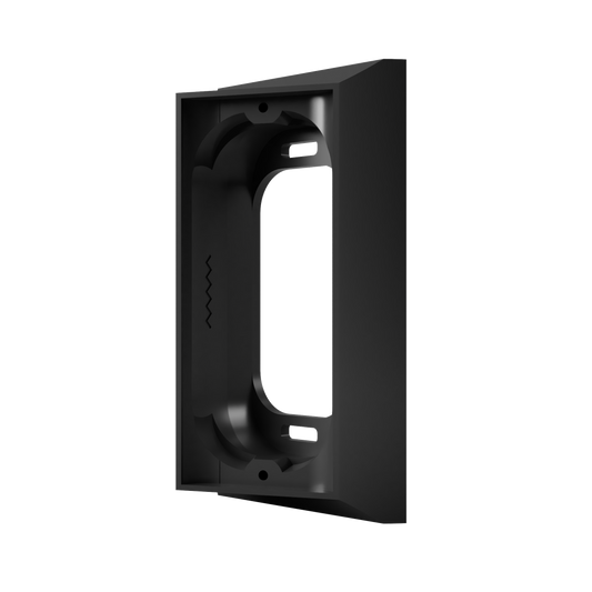 25° Angled Wall Plate Adapter for Ring Wired Doorbell Pro (2nd Gen) (Pro 2) — Reversible Left/Right — Not Retinal 4K