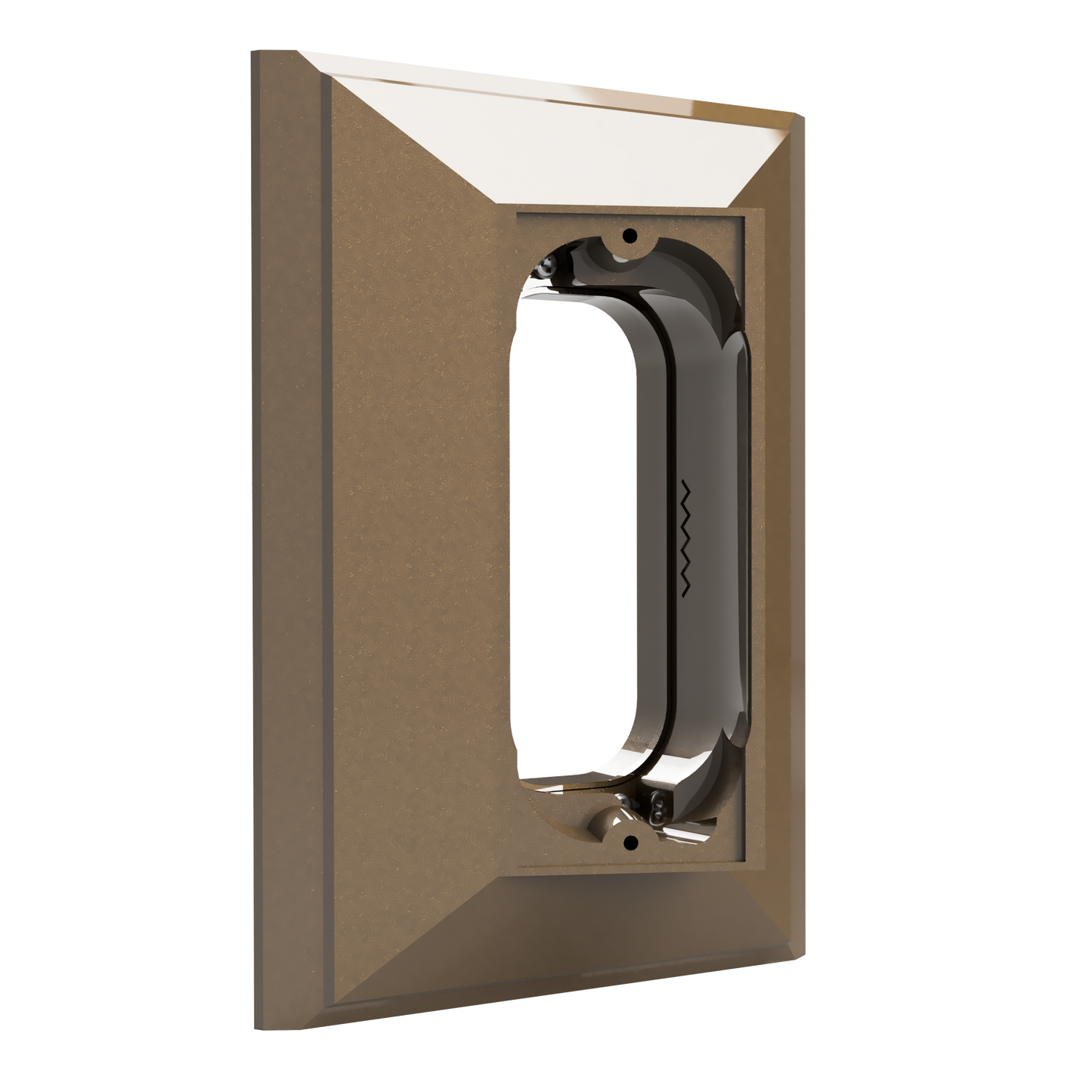 25° Angled Intercom Adapter for Ring Wired Doorbell Plus (1st Gen) — NuTone & M&S — Hidden Screws