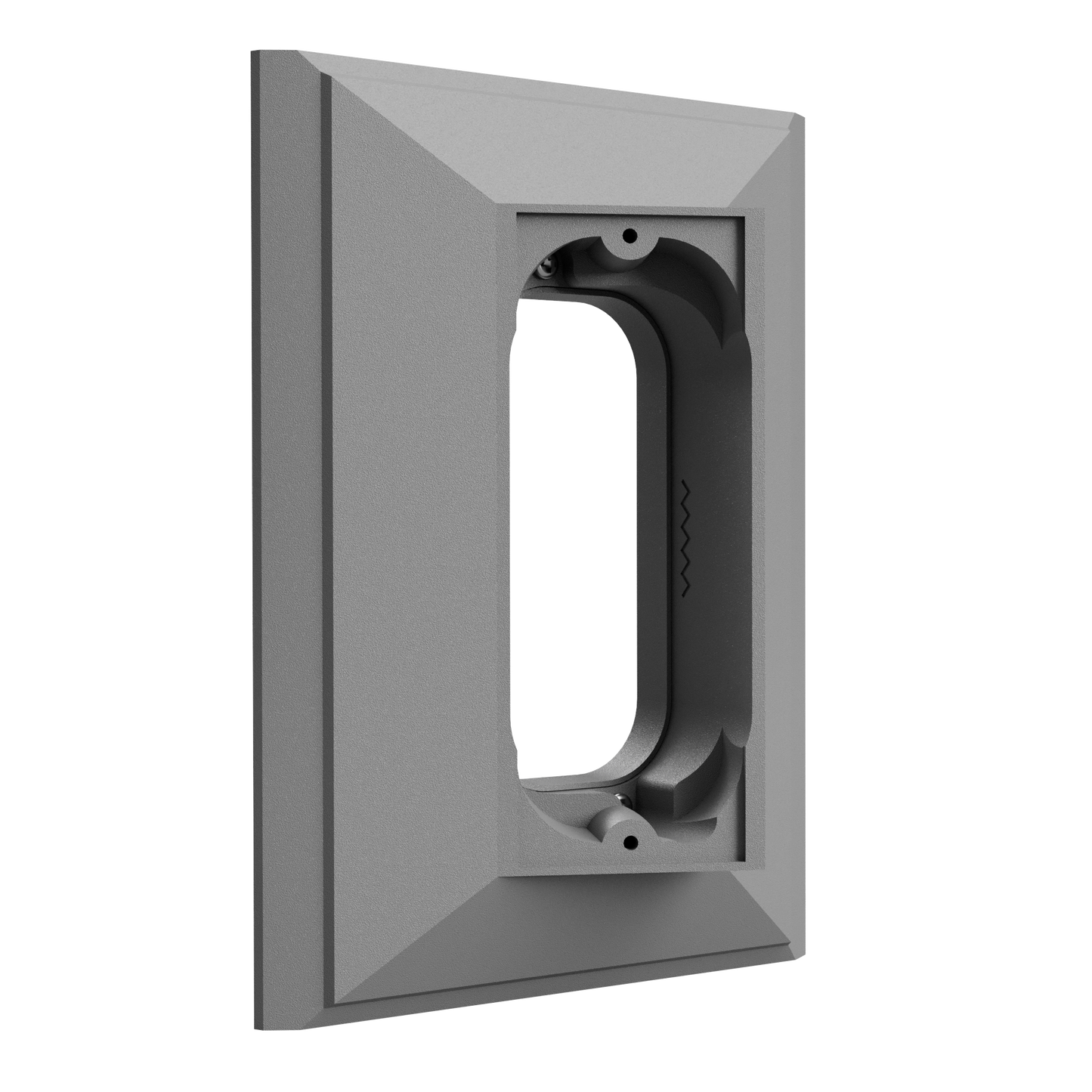 25° Angled Intercom Adapter for Ring Wired Doorbell Plus (1st Gen) — NuTone & M&S — Hidden Screws