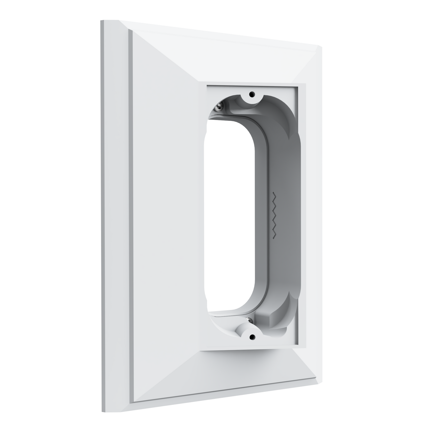 25° Angled Intercom Adapter for Ring Wired Doorbell Plus (1st Gen) — NuTone & M&S — Hidden Screws