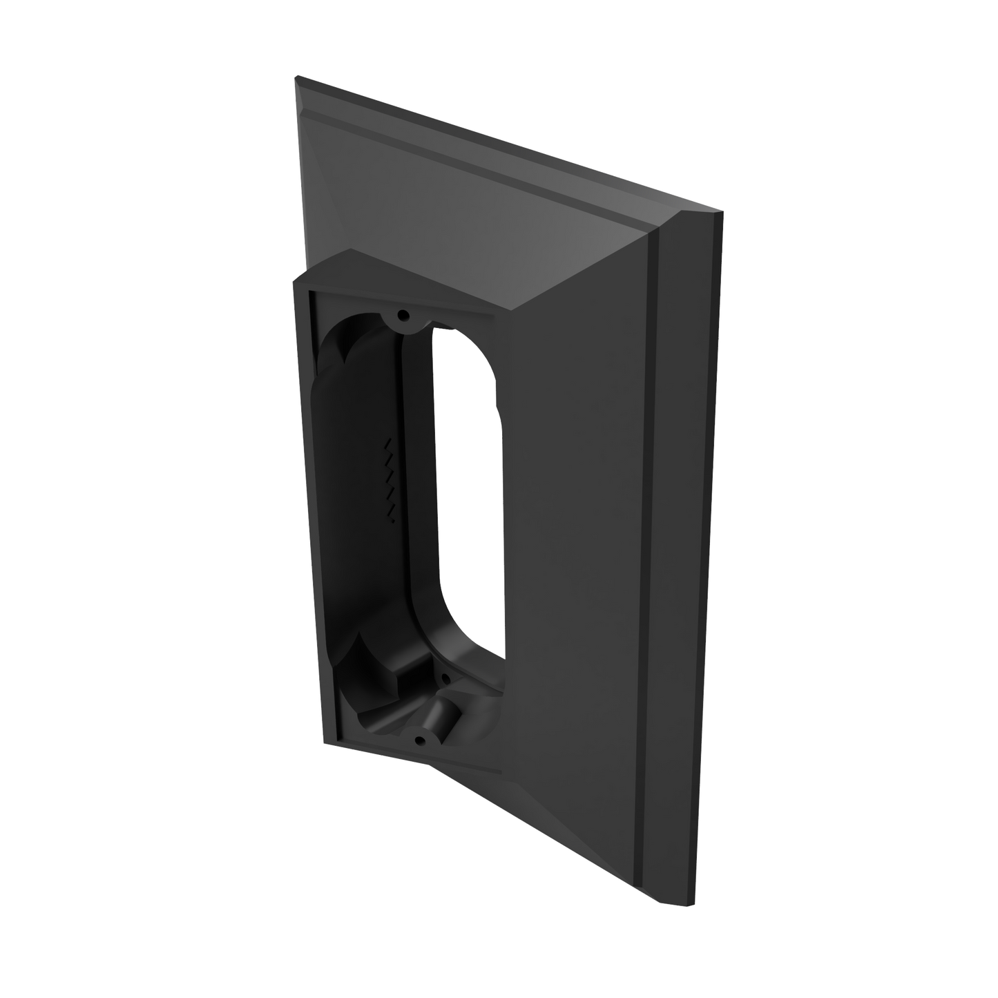 25° Angled Intercom Adapter for Ring Wired Doorbell Plus (1st Gen) — NuTone & M&S — Hidden Screws