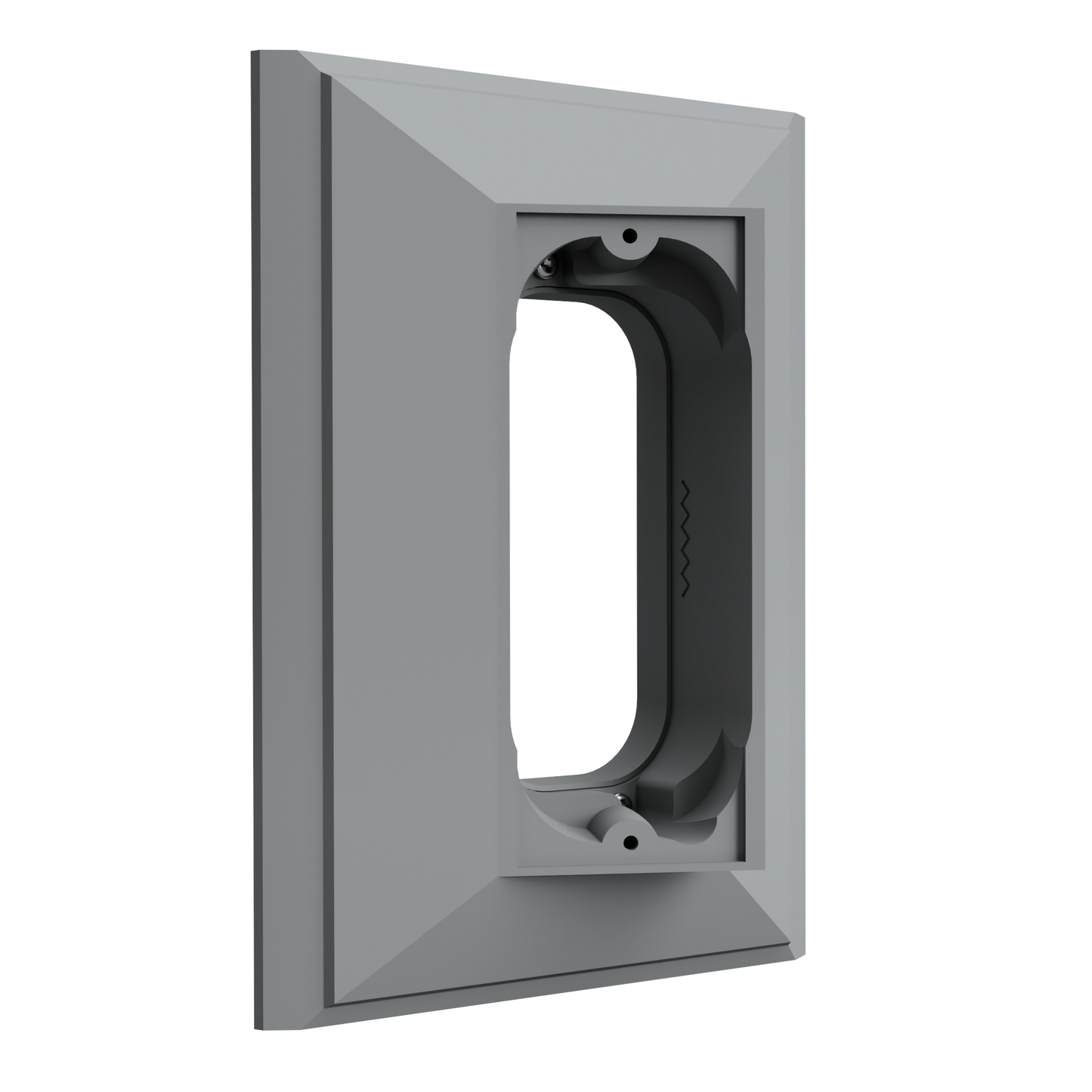 25° Angled Intercom Adapter for Ring Wired Doorbell Plus (1st Gen) — NuTone & M&S — Hidden Screws