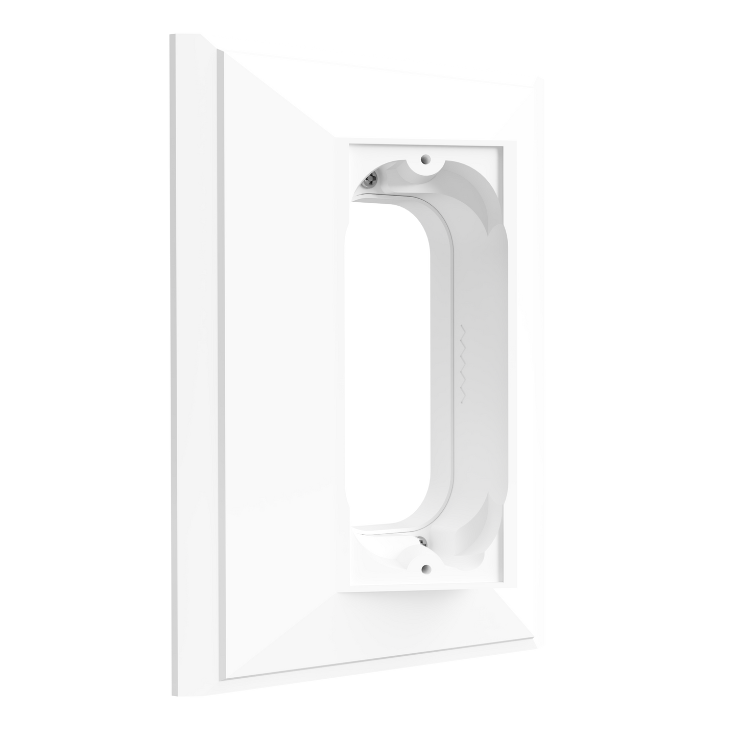 25° Angled Intercom Adapter for Ring Wired Doorbell Plus (1st Gen) — NuTone & M&S — Hidden Screws